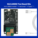 60G Millimeter Wave Respiratory and Heartbeat Detection Radar Module Testboard Kits HLK-LD6002 Non-contact Intelligent Monitoring with 2T2R